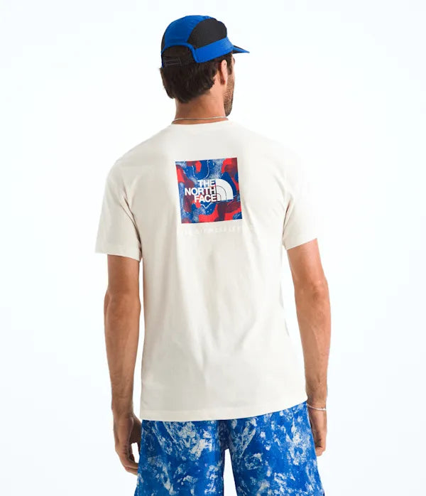 Men’s Red, White, & Blue Regular Short-Sleeve Tee